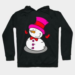 snowman-three design Hoodie